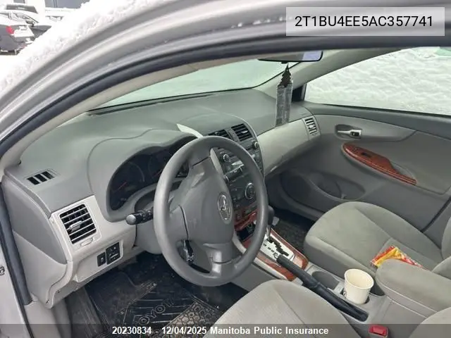 2T1BU4EE5AC357741 2010 Toyota Corolla Le