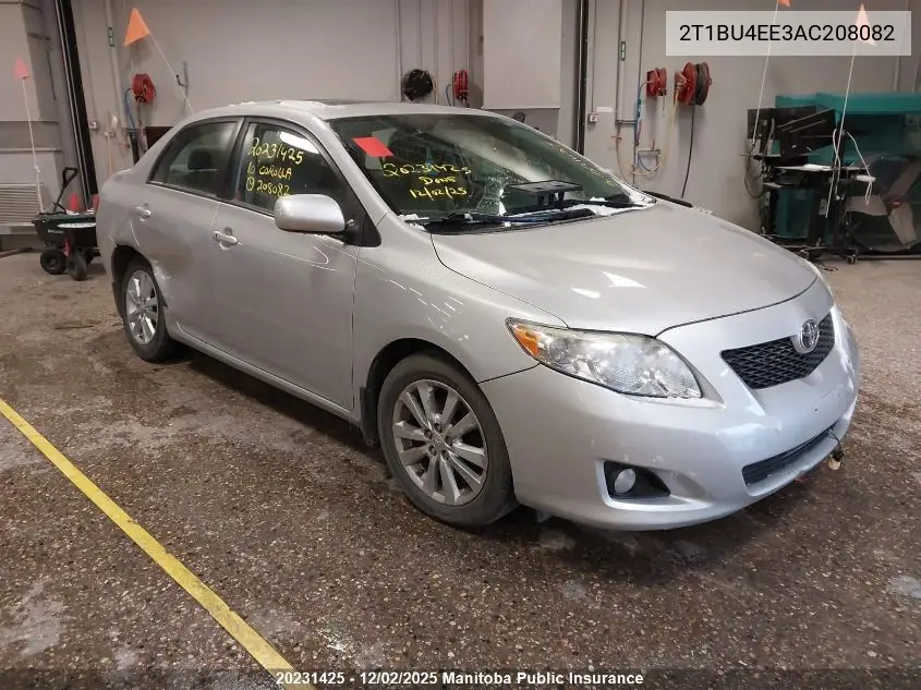 2T1BU4EE3AC208082 2010 Toyota Corolla Le