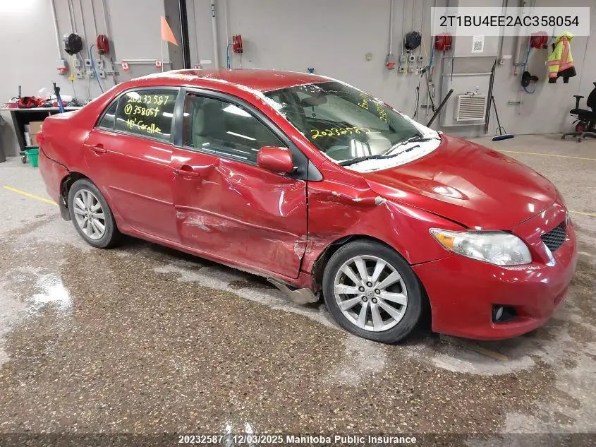 2T1BU4EE2AC358054 2010 Toyota Corolla Le
