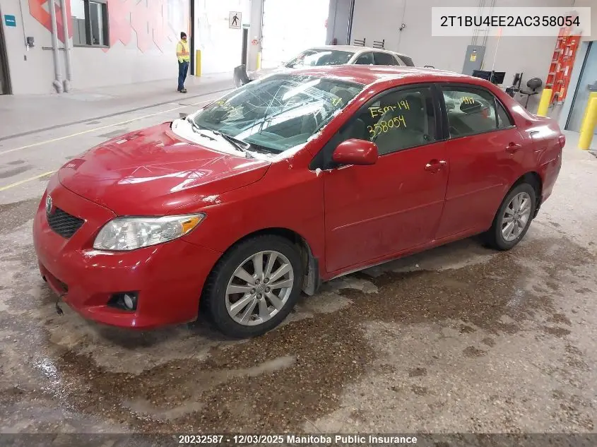 2T1BU4EE2AC358054 2010 Toyota Corolla Le