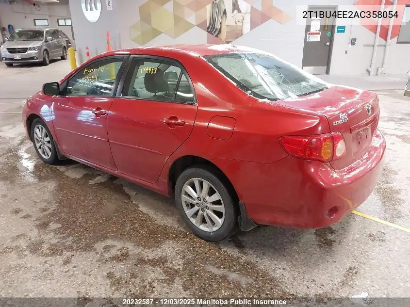 2T1BU4EE2AC358054 2010 Toyota Corolla Le