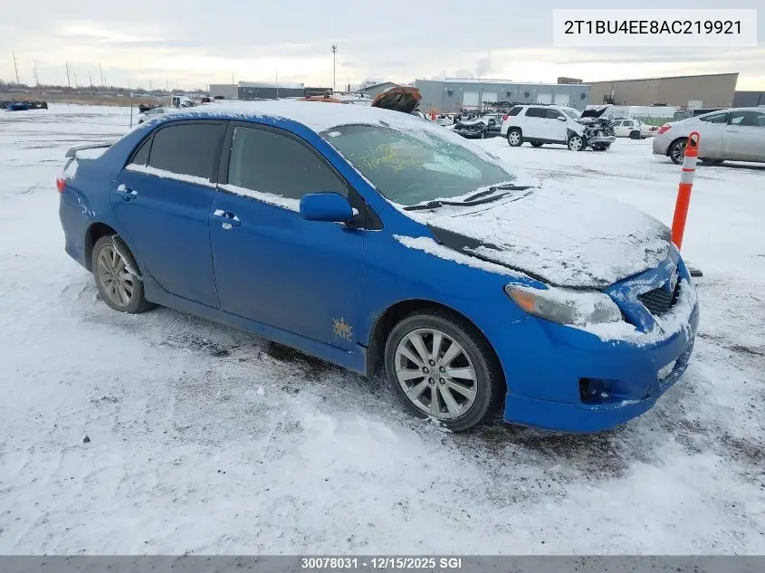 2T1BU4EE8AC219921 2010 Toyota Corolla S/Le/Xle