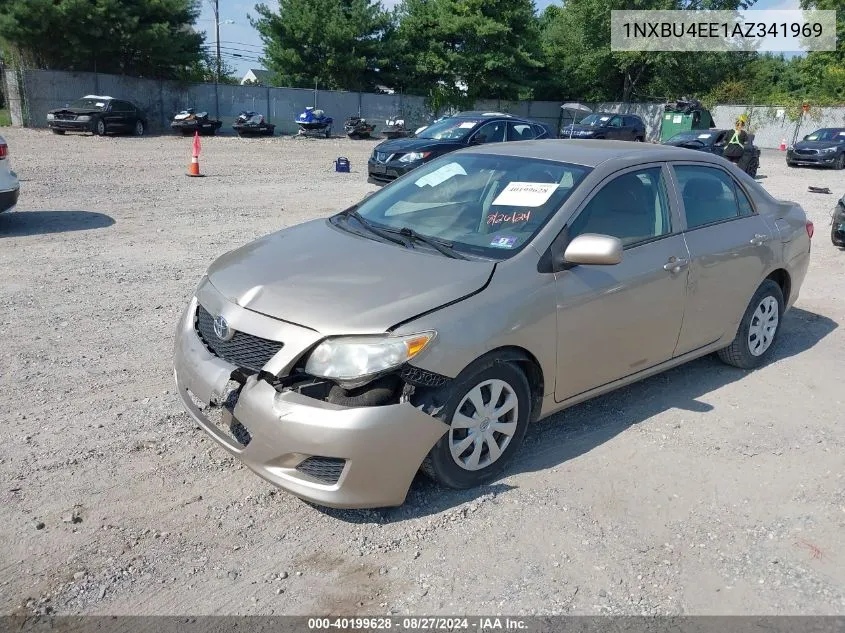 2010 Toyota Corolla Le VIN: 1NXBU4EE1AZ341969 Lot: 40199628