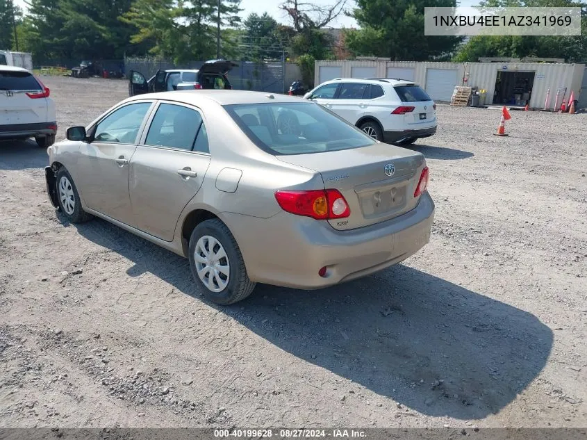 2010 Toyota Corolla Le VIN: 1NXBU4EE1AZ341969 Lot: 40199628