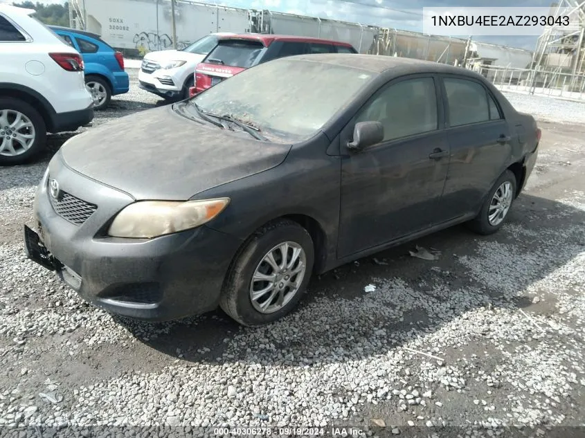 2010 Toyota Corolla Le VIN: 1NXBU4EE2AZ293043 Lot: 40306278