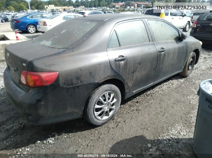 2010 Toyota Corolla Le VIN: 1NXBU4EE2AZ293043 Lot: 40306278