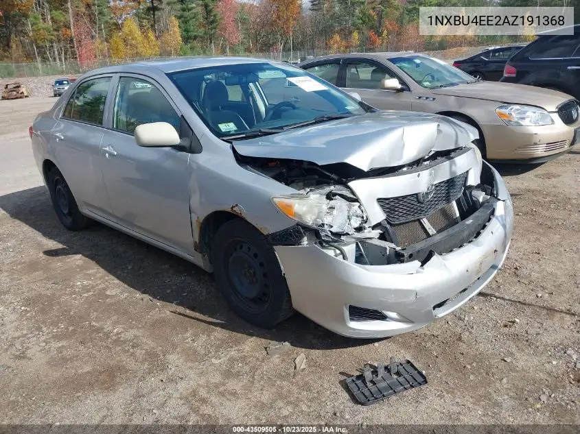 1NXBU4EE2AZ191368 2010 Toyota Corolla Le