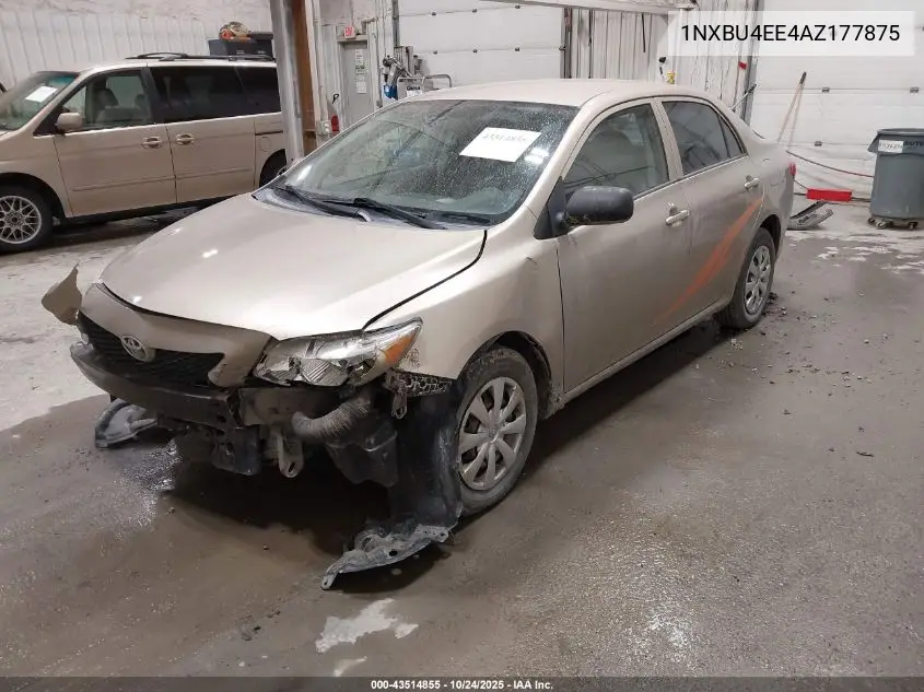 1NXBU4EE4AZ177875 2010 Toyota Corolla Le