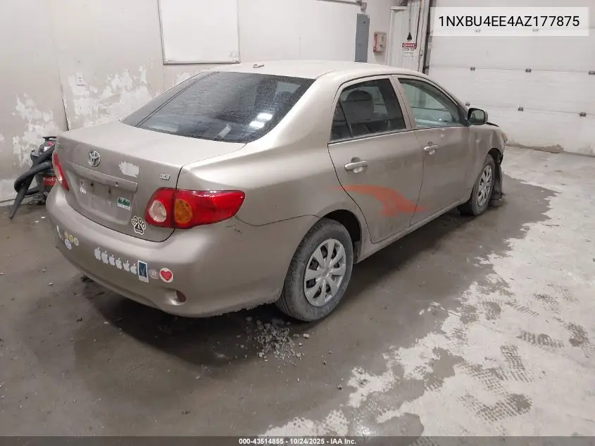 1NXBU4EE4AZ177875 2010 Toyota Corolla Le