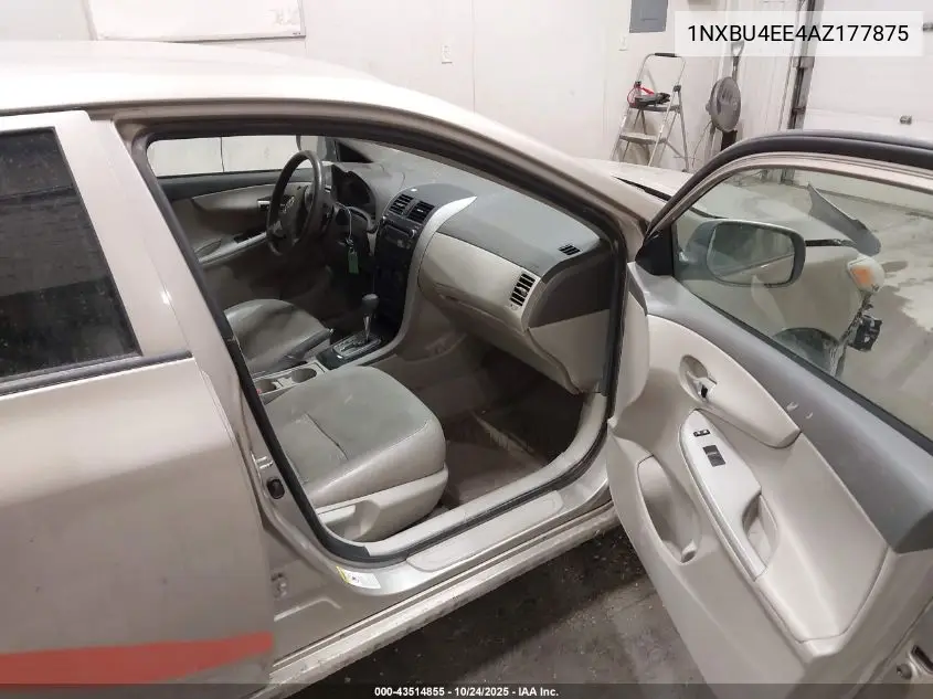 1NXBU4EE4AZ177875 2010 Toyota Corolla Le
