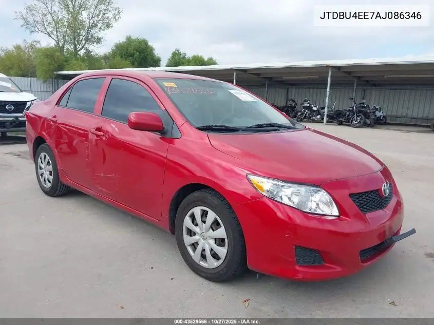 JTDBU4EE7AJ086346 2010 Toyota Corolla Le