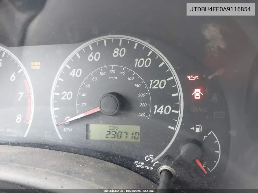 JTDBU4EE0A9116854 2010 Toyota Corolla S/Le/Xle