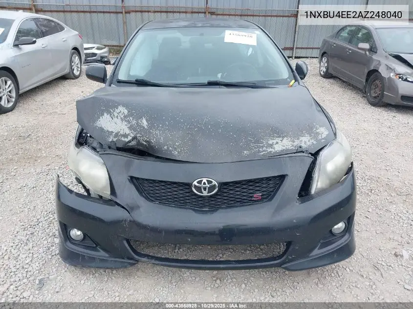 1NXBU4EE2AZ248040 2010 Toyota Corolla S