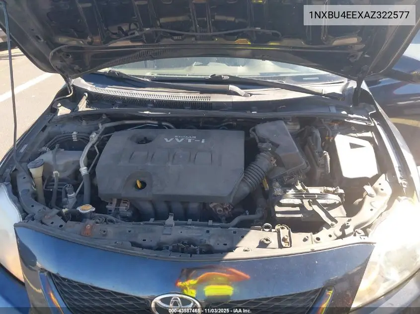 1NXBU4EEXAZ322577 2010 Toyota Corolla Le