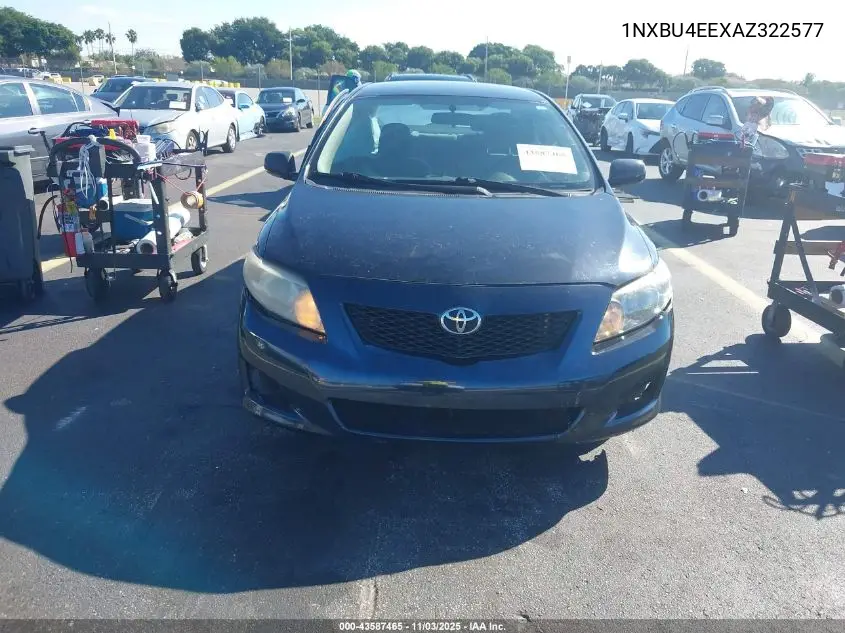 1NXBU4EEXAZ322577 2010 Toyota Corolla Le