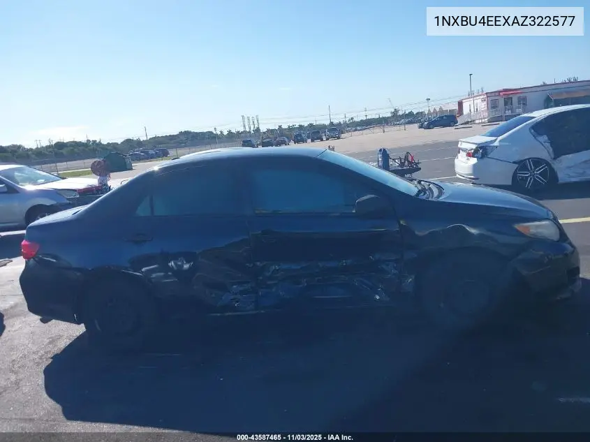 1NXBU4EEXAZ322577 2010 Toyota Corolla Le