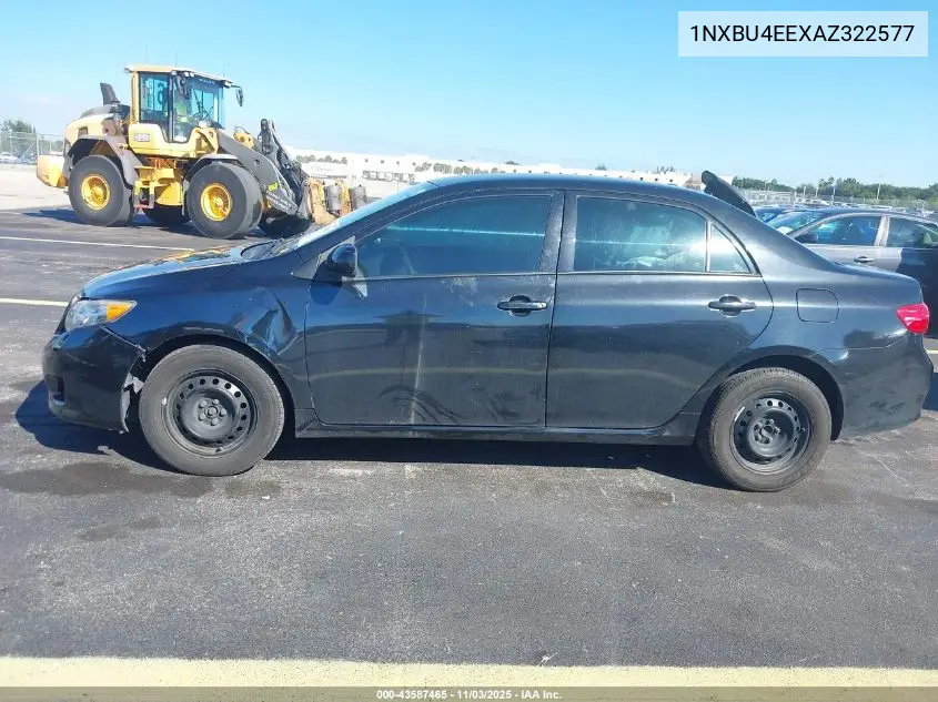 1NXBU4EEXAZ322577 2010 Toyota Corolla Le