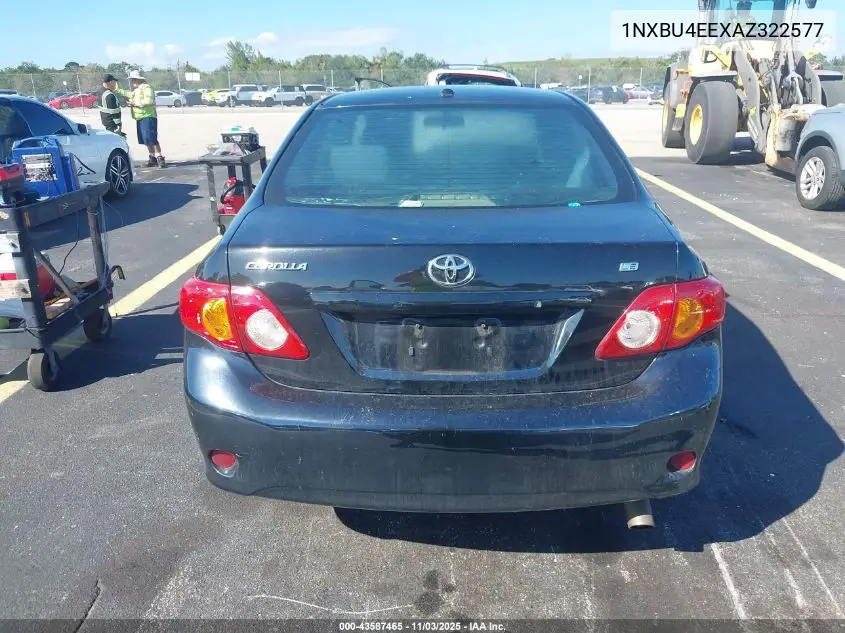 1NXBU4EEXAZ322577 2010 Toyota Corolla Le