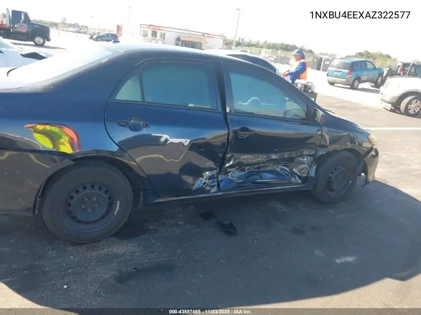 1NXBU4EEXAZ322577 2010 Toyota Corolla Le
