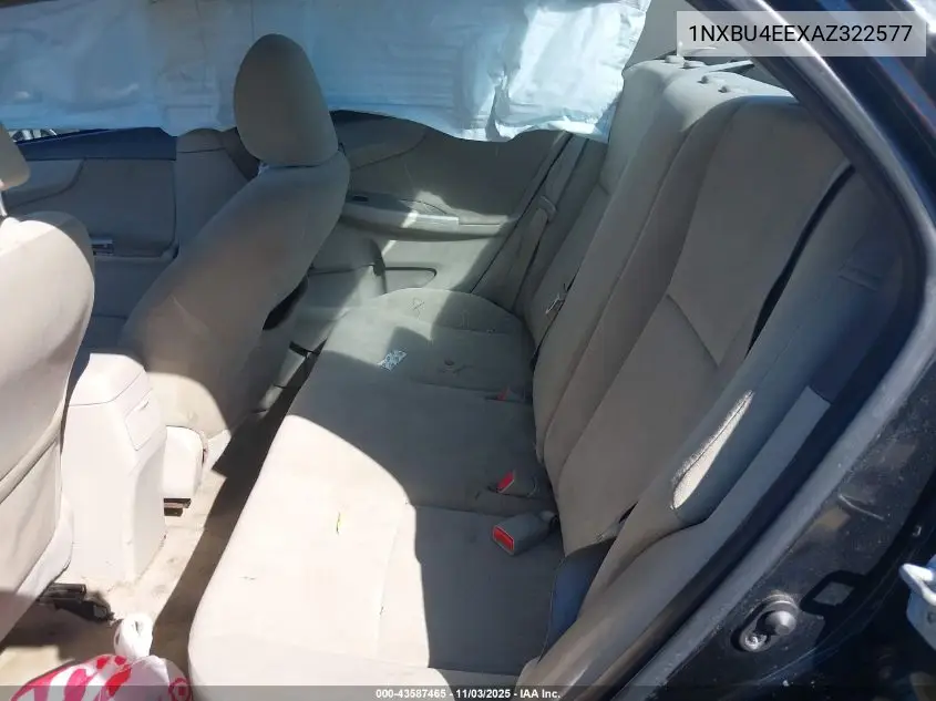 1NXBU4EEXAZ322577 2010 Toyota Corolla Le