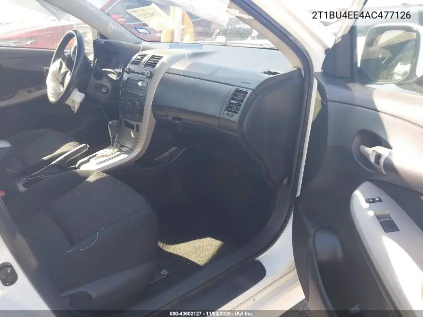 2T1BU4EE4AC477126 2010 Toyota Corolla S