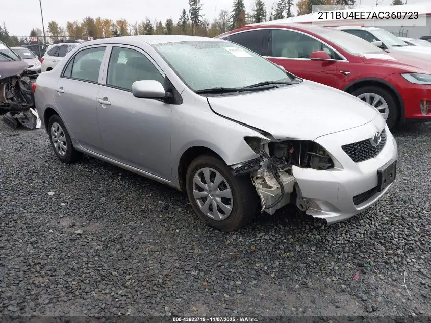 2T1BU4EE7AC360723 2010 Toyota Corolla Le