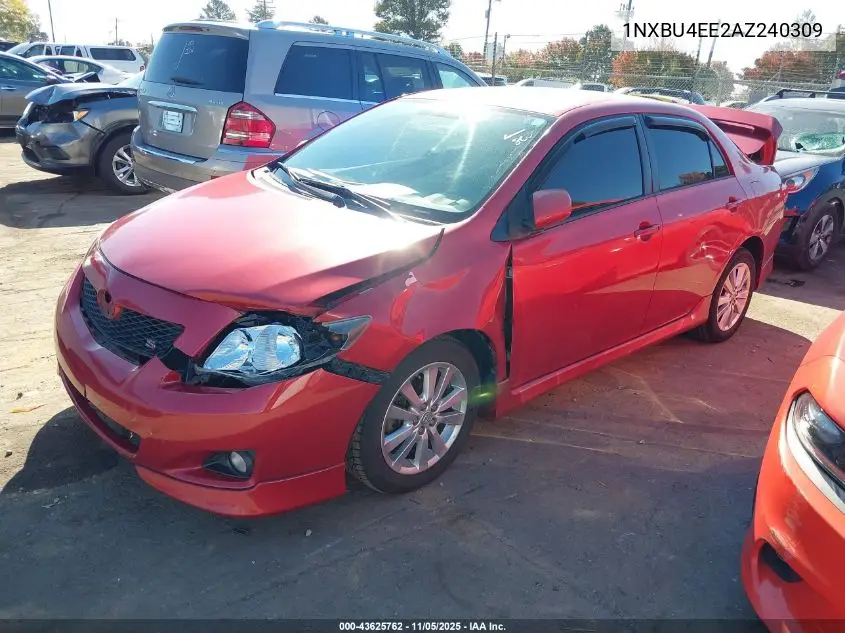 1NXBU4EE2AZ240309 2010 Toyota Corolla S