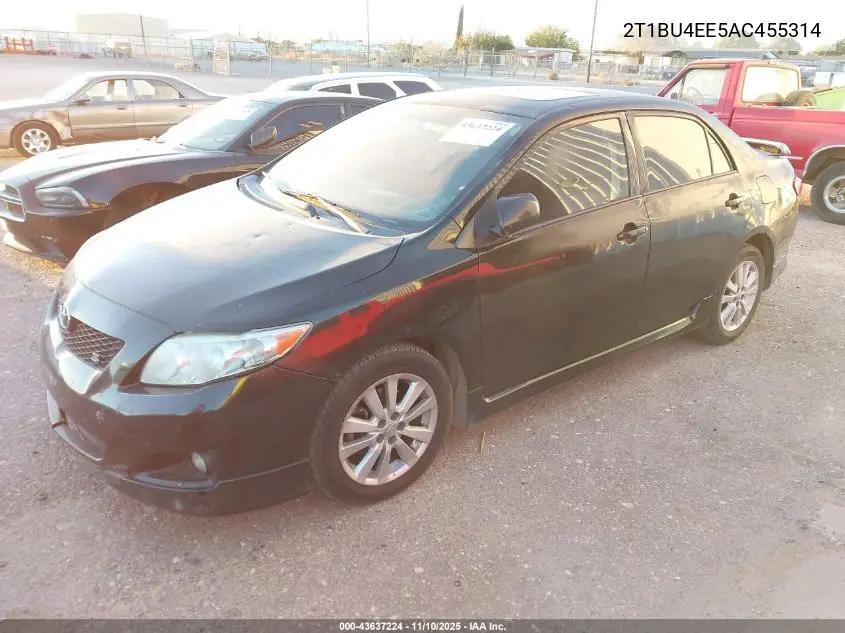 2T1BU4EE5AC455314 2010 Toyota Corolla S