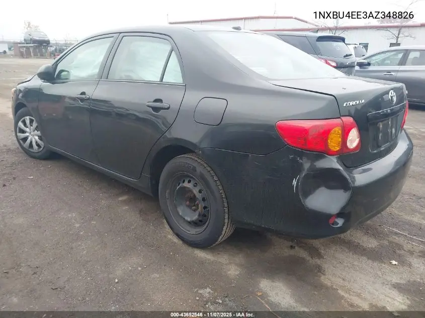 1NXBU4EE3AZ348826 2010 Toyota Corolla Le