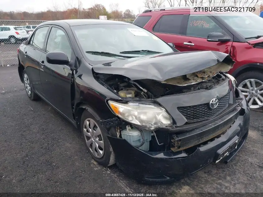 2T1BU4EE5AC321709 2010 Toyota Corolla Le