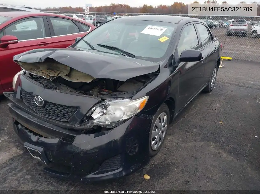 2T1BU4EE5AC321709 2010 Toyota Corolla Le