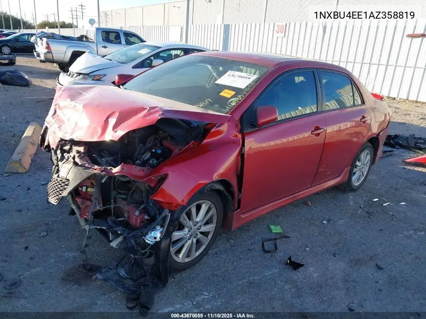 1NXBU4EE1AZ358819 2010 Toyota Corolla S