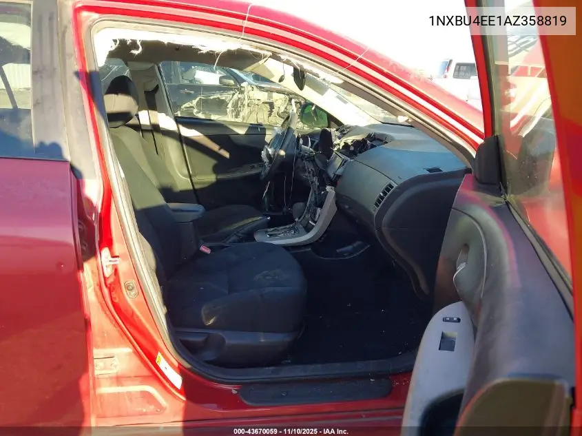 1NXBU4EE1AZ358819 2010 Toyota Corolla S