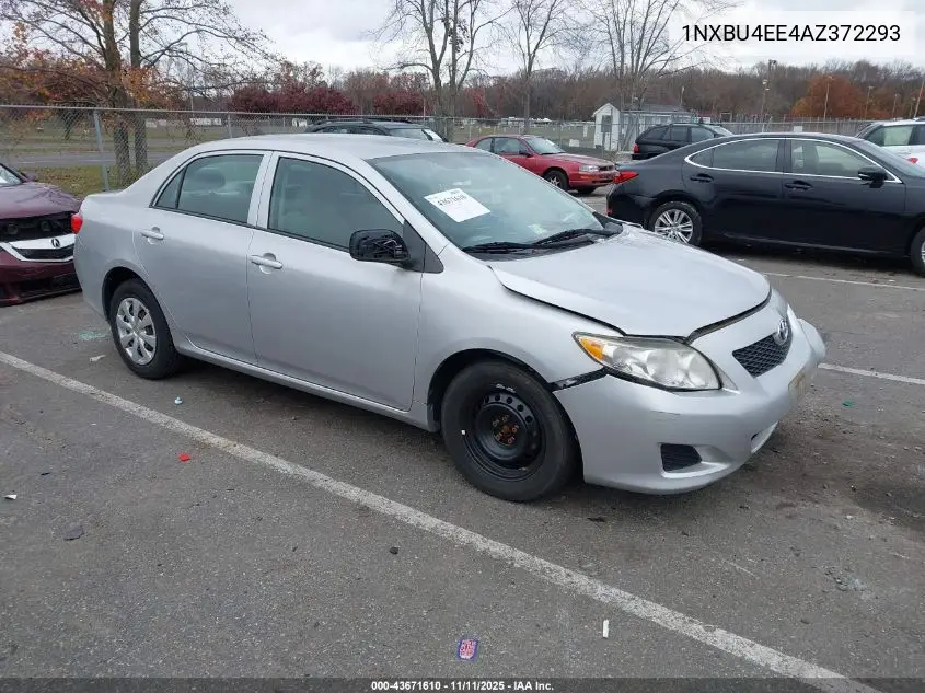 1NXBU4EE4AZ372293 2010 Toyota Corolla Le