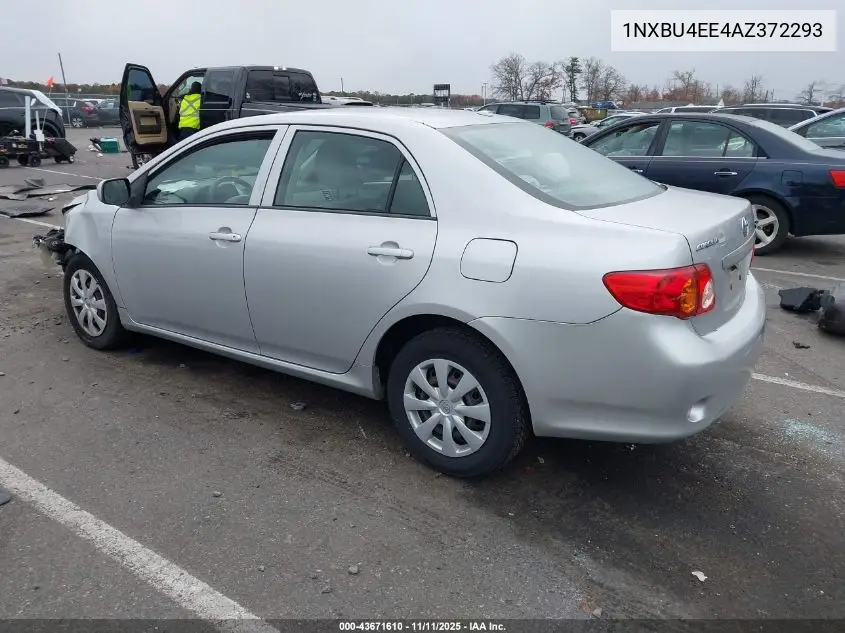 1NXBU4EE4AZ372293 2010 Toyota Corolla Le