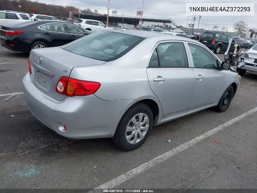 1NXBU4EE4AZ372293 2010 Toyota Corolla Le