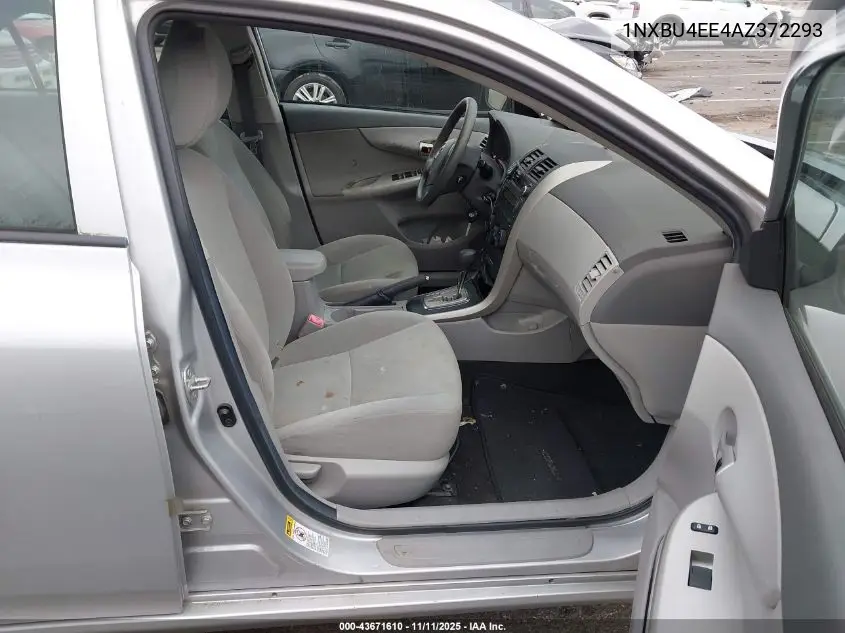 1NXBU4EE4AZ372293 2010 Toyota Corolla Le