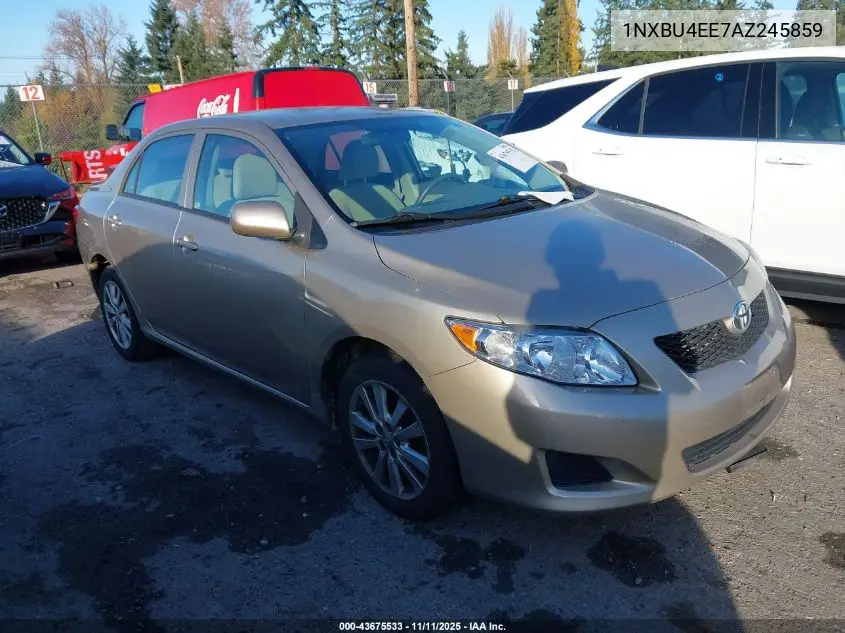 1NXBU4EE7AZ245859 2010 Toyota Corolla Le