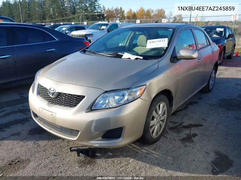 1NXBU4EE7AZ245859 2010 Toyota Corolla Le
