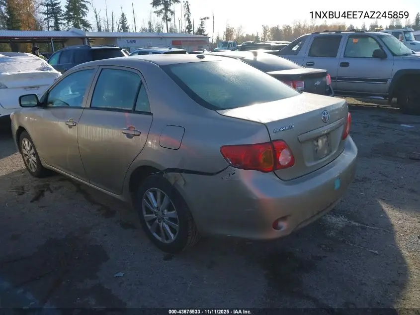 1NXBU4EE7AZ245859 2010 Toyota Corolla Le