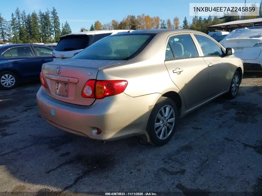 1NXBU4EE7AZ245859 2010 Toyota Corolla Le