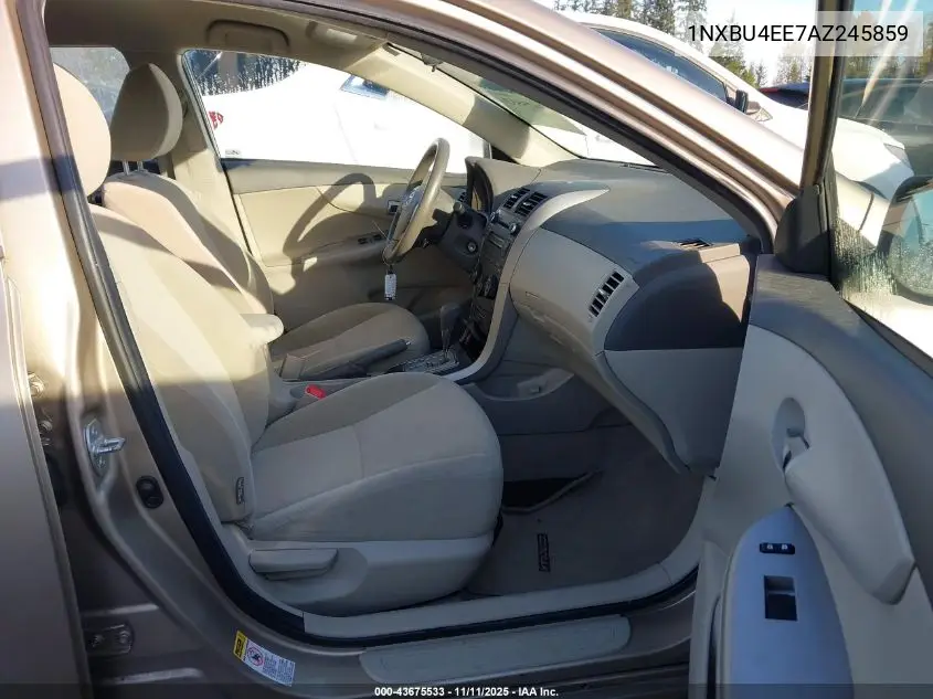 1NXBU4EE7AZ245859 2010 Toyota Corolla Le