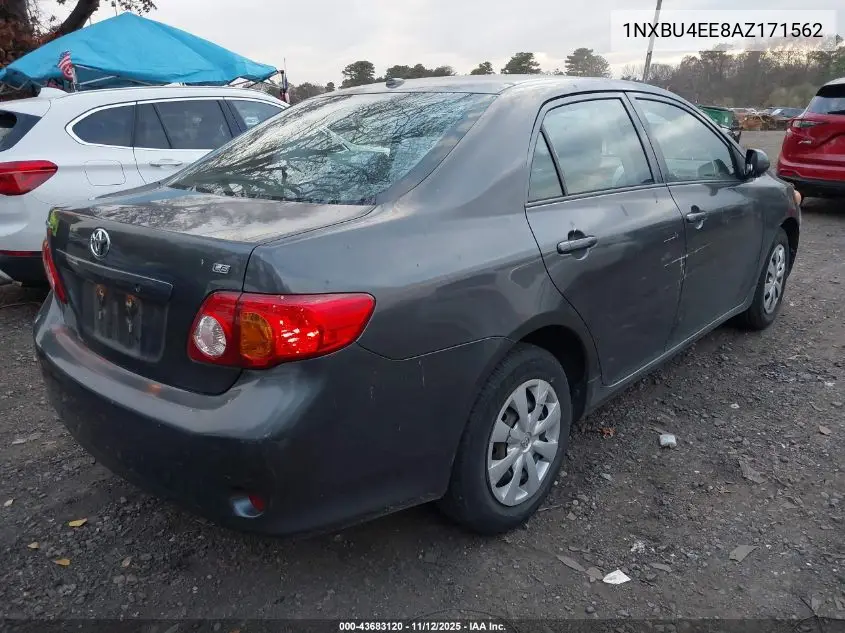 1NXBU4EE8AZ171562 2010 Toyota Corolla Le