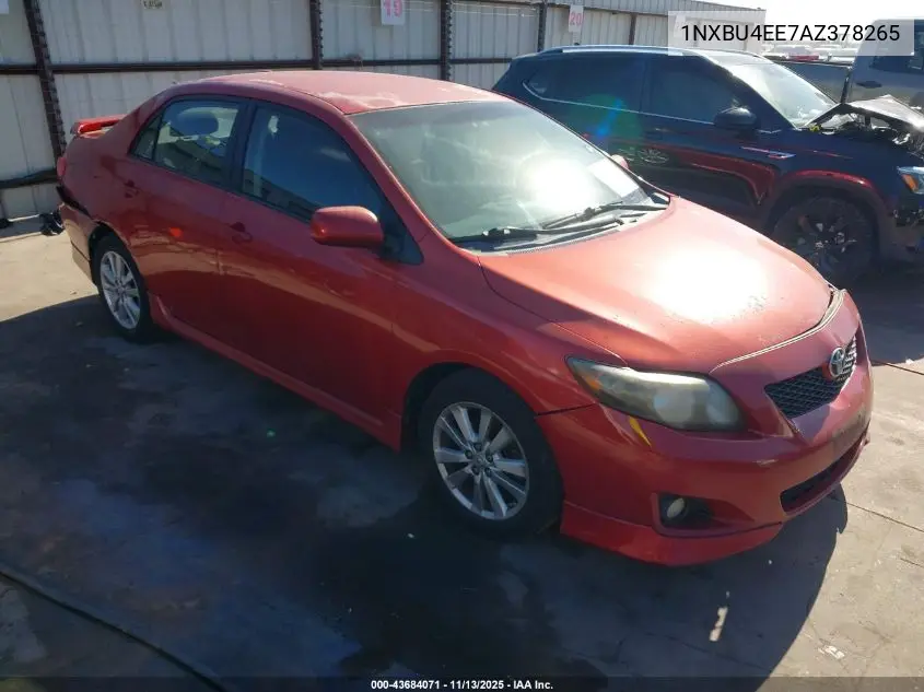 1NXBU4EE7AZ378265 2010 Toyota Corolla S