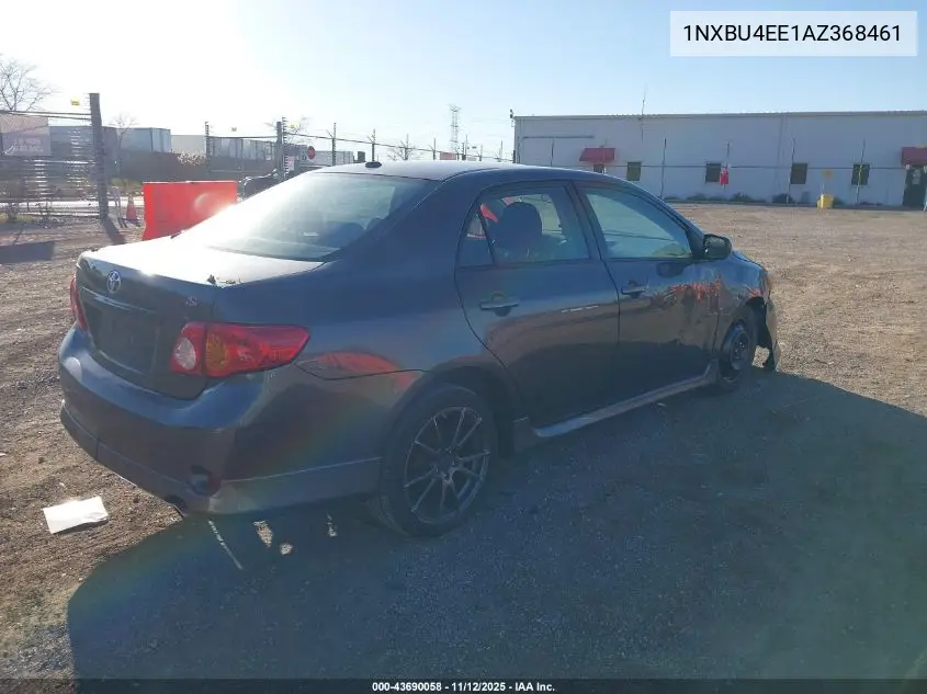 1NXBU4EE1AZ368461 2010 Toyota Corolla S