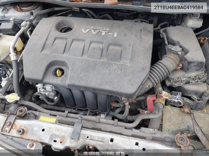 2T1BU4EE8AC419584 2010 Toyota Corolla S