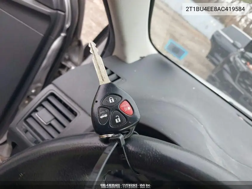 2T1BU4EE8AC419584 2010 Toyota Corolla S