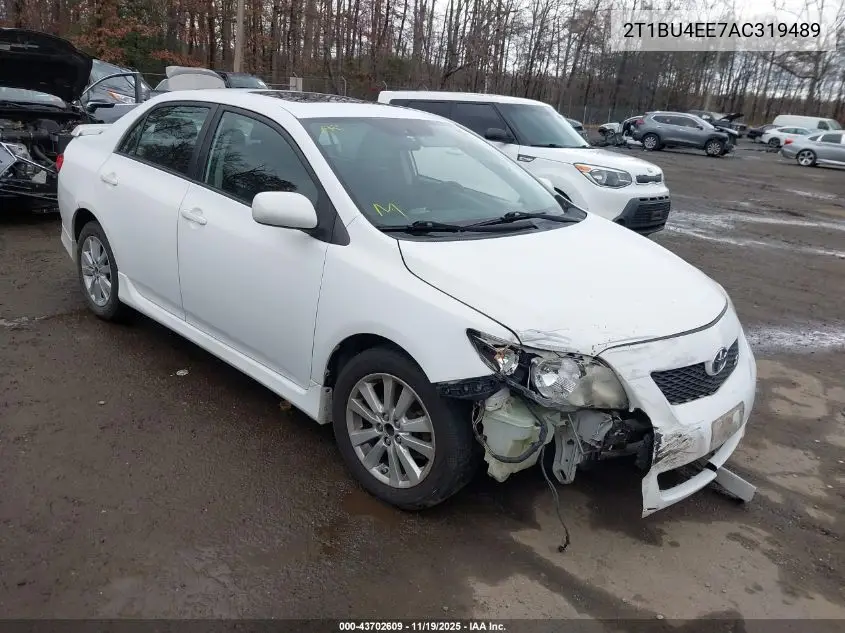 2T1BU4EE7AC319489 2010 Toyota Corolla S