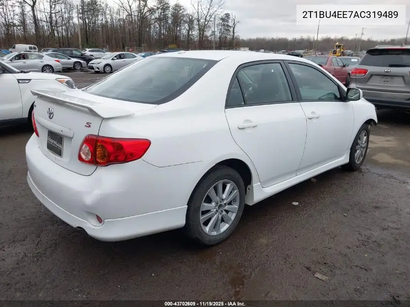 2T1BU4EE7AC319489 2010 Toyota Corolla S