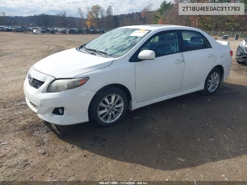 2T1BU4EE0AC311783 2010 Toyota Corolla S